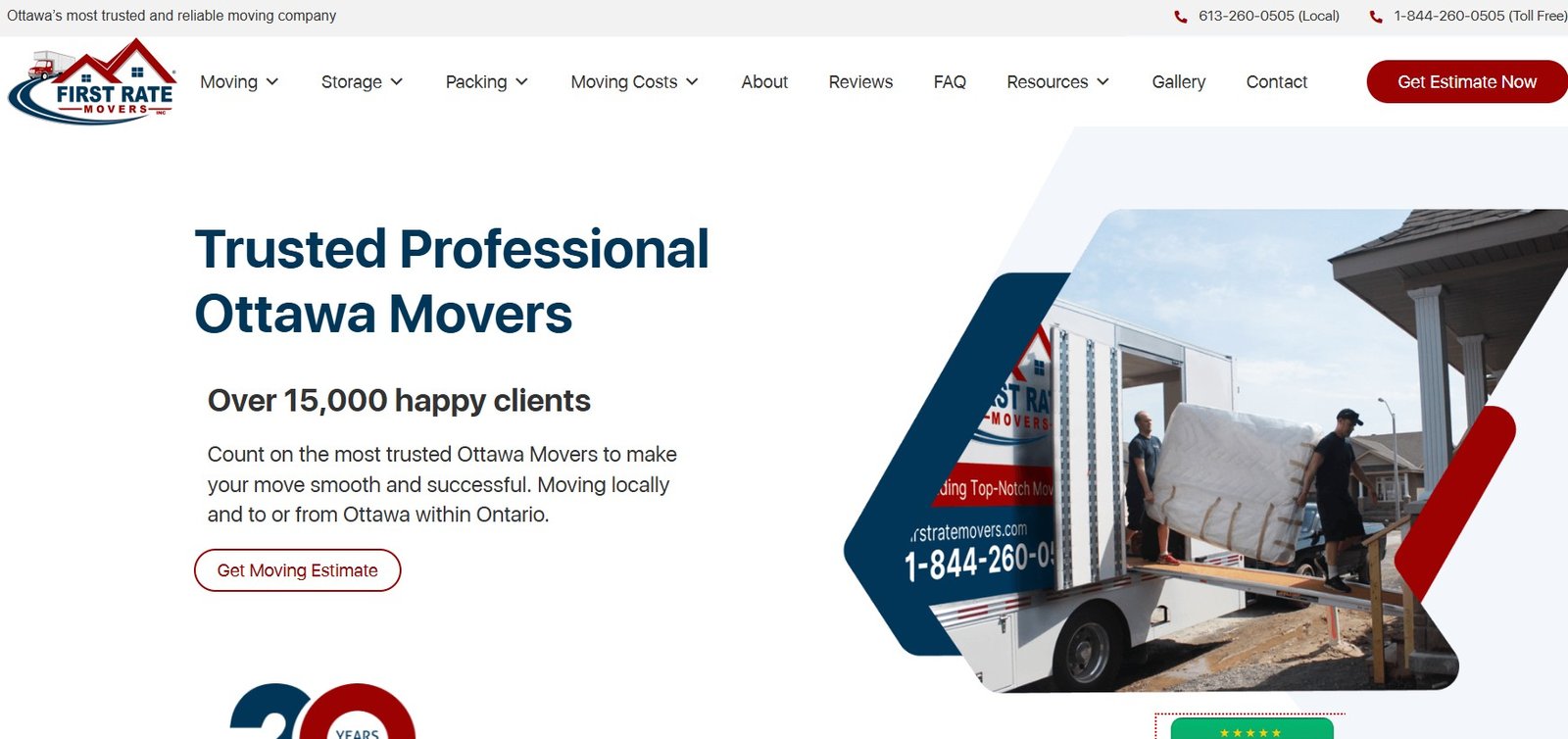 First Rate Movers Inc